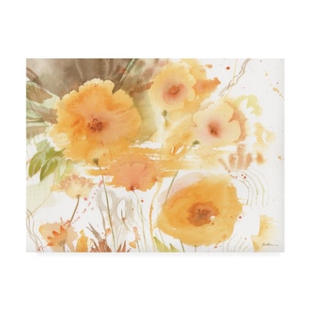 Trademark Fine Art Sheila Golden 'Autumn Garden Water Color' Canvas Art, 14x19 SG08800-C1419GG